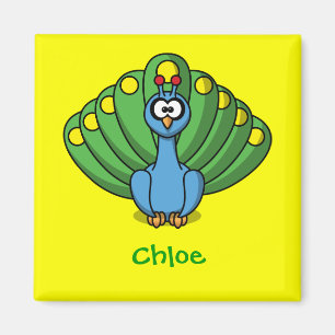 Stolzer Pfau Magnet