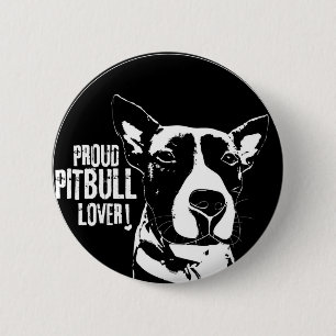 STOLZER PITBULL LIEBHABER-KNOPF BUTTON
