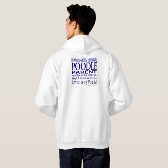 Stolzer Pudel - stolzes Pudel-Elternteil - Hoodie (Schwarz voll)