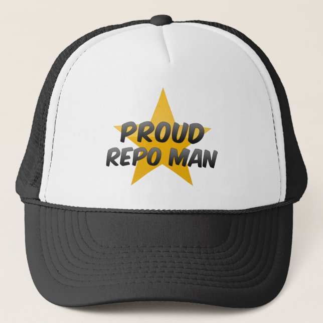 Stolzer Repo-Mann Truckerkappe (Vorderseite)