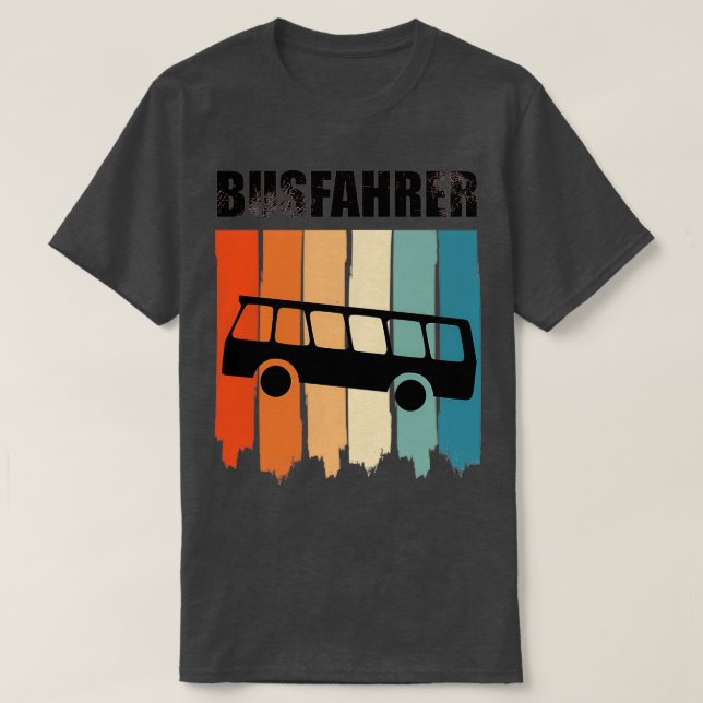 Stolzer Retrobus T-Shirt (Design vorne)