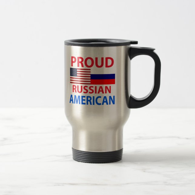 Stolzer russischer Amerikaner Reisebecher (Rechts)