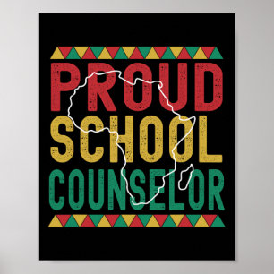 Stolzer Schulberater Stolz Black History Month H Poster