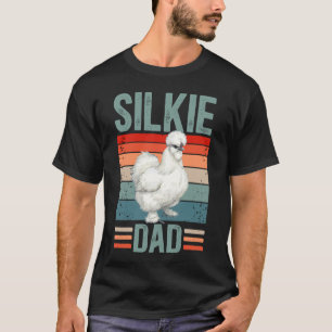 Stolzer Silkie-Huhn-Vater Silkie-Huhn-Liebhaber La T-Shirt