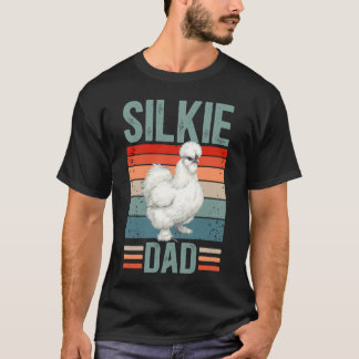 Stolzer Silkie-Huhn-Vater Silkie-Huhn-Liebhaber La T-Shirt