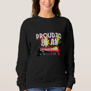 Stolzer Software-Entwickler Bürger Beruf Karriere Sweatshirt