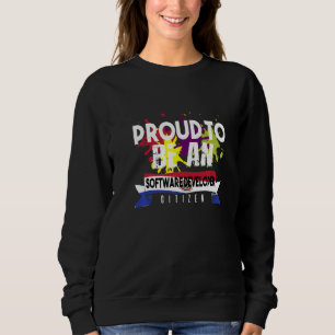 Stolzer Softwareentwickler Bürger Beruf Karriere Sweatshirt