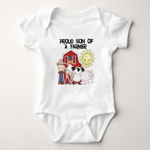 Stolzer Sohn ein Bauers-der T-Shirts und der
