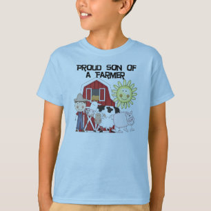 Stolzer Sohn ein Bauers-der T-Shirts und der
