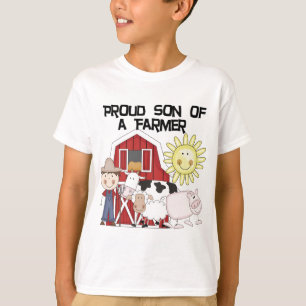 Stolzer Sohn ein Bauers-der T-Shirts und der