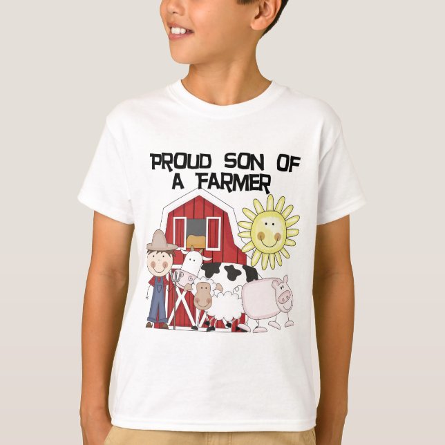 Stolzer Sohn ein Bauers-der T-Shirts und der (Vorderseite)