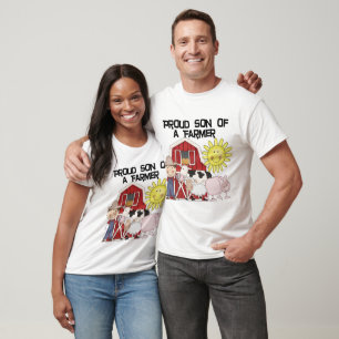 Stolzer Sohn ein Bauers-der T-Shirts und der