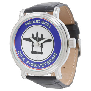 Stolzer Sohn eines P-38-Veteranen Armbanduhr