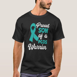 Stolzer Sohn eines PCOS-Kriegers PCOS-Bewusstsein  T-Shirt