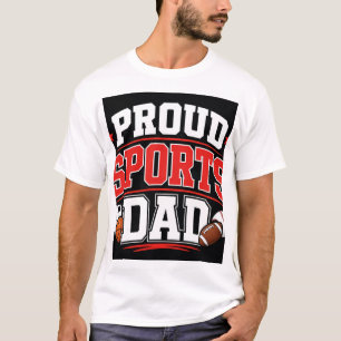 Stolzer Sport-Vater T-Shirt