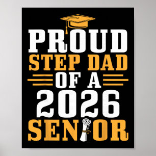 Stolzer Stiefvater 2026 Senior Abschluss Diplom So Poster