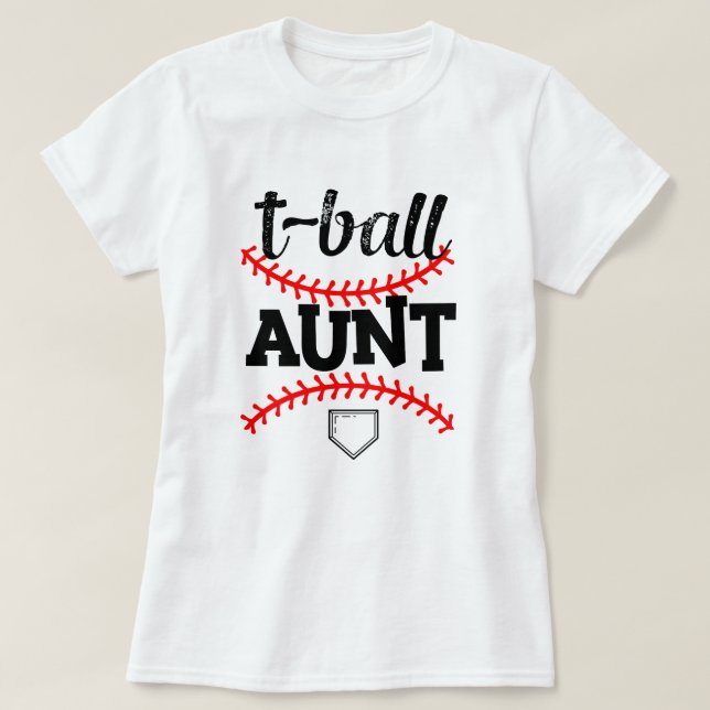 Stolzer T-Ball-Tante Womens Nephew T-Shirt (Design vorne)
