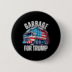 Stolzer Trump-Müll Unterstützer Müll Für Trump Ga Button