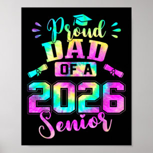 Stolzer Vater 2026 Abschlussdiplom der Oberstufe L Poster