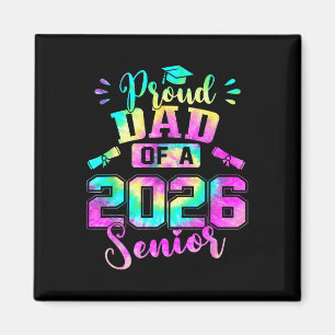 Stolzer Vater 2026 Senior Abschluss Diplom Lernen Magnet