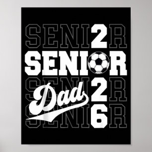 Stolzer Vater 2026 Senior Absolvent Illustration Poster