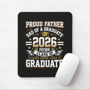 Stolzer Vater Absolvent der Klasse 2026 Mousepad