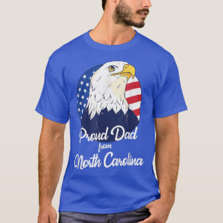 Stolzer Vater aus North Carolina Happy Birthday 4. T-Shirt