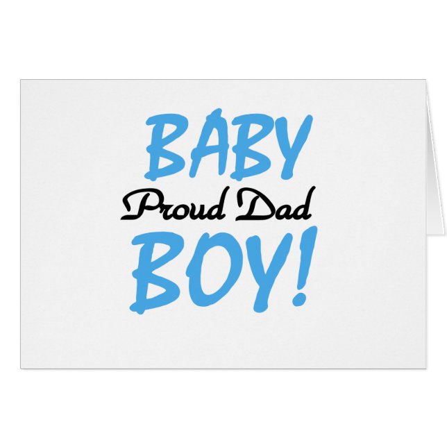 Stolzer Vater der Baby-Jungen-T-Shirts und der (Vorderseite (Horizontal))