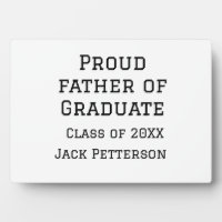 Stolzer Vater der Graduiertenklasse von 20XX fügen