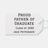Stolzer Vater der Graduiertenklasse von 20XX fügen