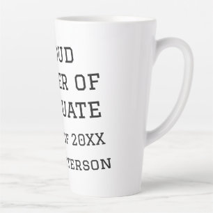 Stolzer Vater der Graduiertenklasse von 20XX fügen Milchtasse