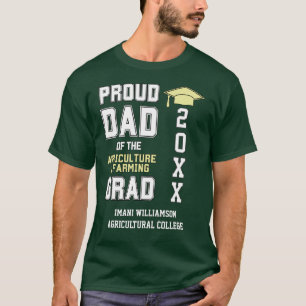 Stolzer Vater der Landwirtschaft Grad 20XX Abschlu T-Shirt