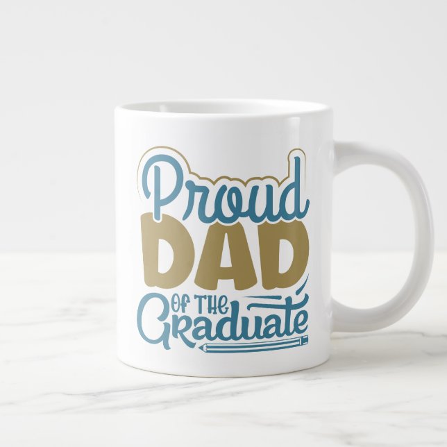 Stolzer Vater des Absolventen Jumbo-Tasse (Rechts)