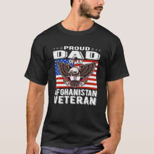 Stolzer Vater des afghanischen Veteranen Patriotic T-Shirt