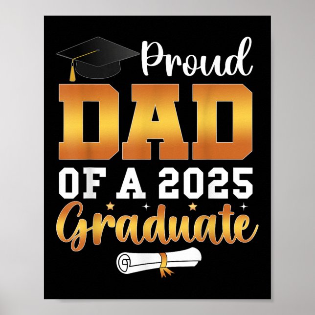 Stolzer Vater einer 2025-Grad-Senior-Cl von 2025 Poster (Vorne)