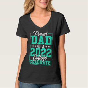 Stolzer Vater einer Graduate Abschluss Uni St. T-Shirt