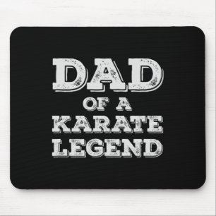 Stolzer Vater einer Karate Legend Sohn Tochter Kar Mousepad