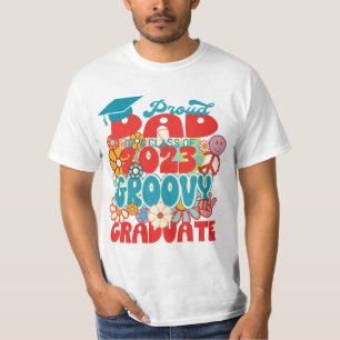 Stolzer VATER einer Klasse von 2023 Graduate Retro T-Shirt