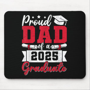 Stolzer Vater eines Absolventen von 2025 Vater Abs Mousepad