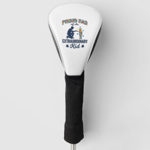 Stolzer Vater eines außergewöhnlichen Kindes Autis Golf Headcover