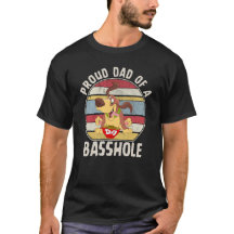 Stolzer Vater eines Basshole Basset Hound T - Shir