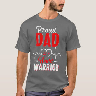 Stolzer Vater eines CHD-Shirts für Herzkrieger T-Shirt