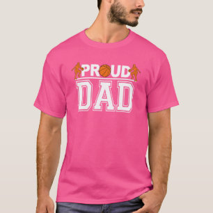 Stolzer Vater eines Coolen Basketballspielers T-Shirt