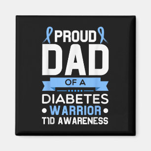 Stolzer Vater eines Diabetes-Warrior T1d-Bewusstse Magnet