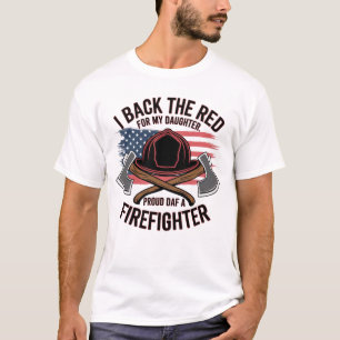 Stolzer Vater eines Feuerwehrmanns T-Shirt