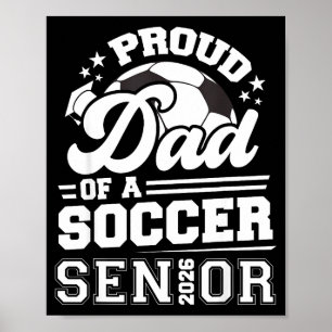 Stolzer Vater eines Fußball-Seniors Abschlussjahrg Poster