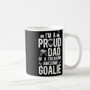 Stolzer Vater eines Hockey-Torwarts Vater Eishocke Kaffeetasse