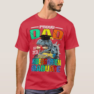 Stolzer Vater eines Kindergartenstudios 2023 Dinos T-Shirt