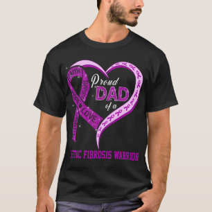 Stolzer Vater eines Kriegers gegen die zystische F T-Shirt