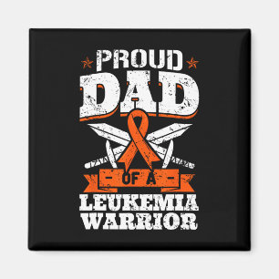 Stolzer Vater eines Leukämie Kriegers Daddy Awaren Magnet